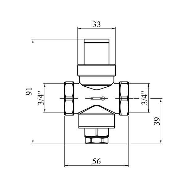 Редуктор тиску Karro 3/4" KR-80837 CV009599 фото
