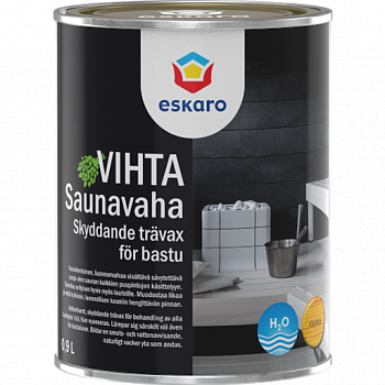 Декоративно-захисний засіб для лазні Saunavaha v&auml;rit&ouml;n, 0.9л (41973) 41973 фото