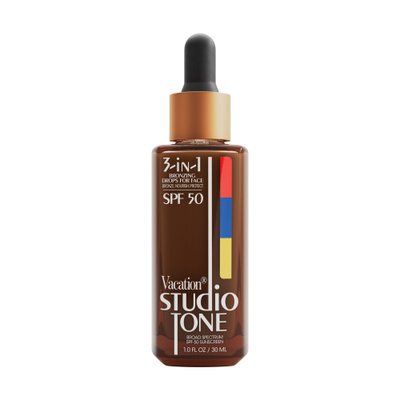 Солнцезащитный крем Vacation Studio Tone SPF 50 Bronzing Drops for Face, 30 мл КОСМ01669 фото