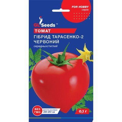Насіння Томат Гібрид-2 Тарасенко червоний GL Seeds 0.1г (For Hobby527) 4823096905235 фото