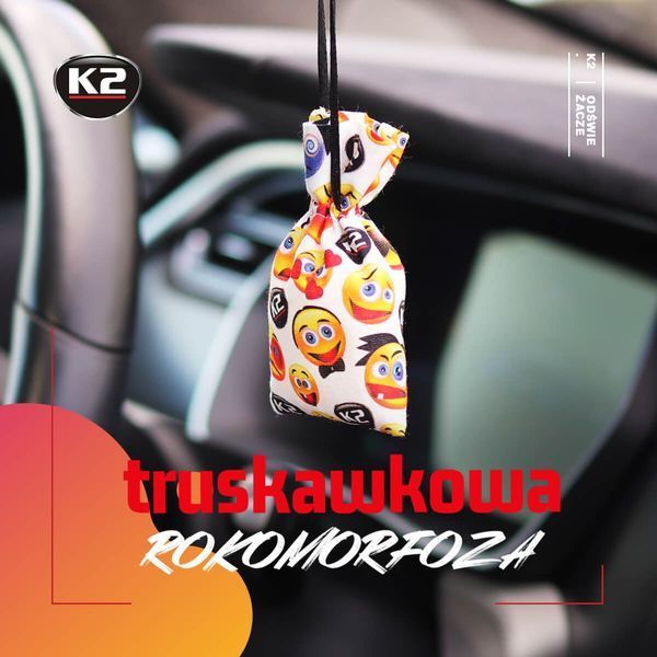 Ароматизатор для салону авто Roko Happy полуниця 25 г K20312 фото
