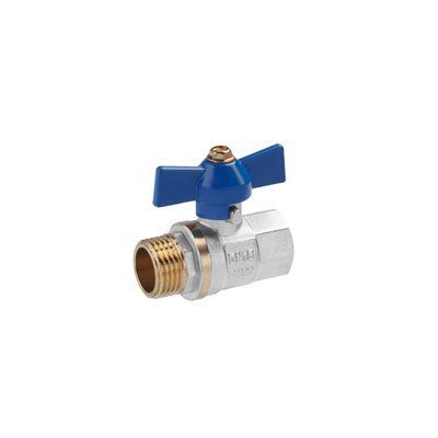 Кран кульовий Valves 1/2" ВЗ PN30 синій метелик CV012810 фото