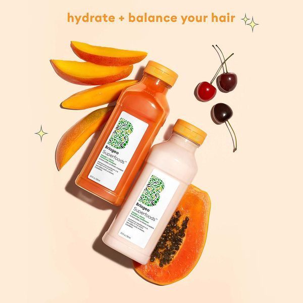 Косметичний засіб Briogeo Superfoods Mango and Cherry Oil Control and Balancing Conditioner, 370 мл КОСМ02843 фото