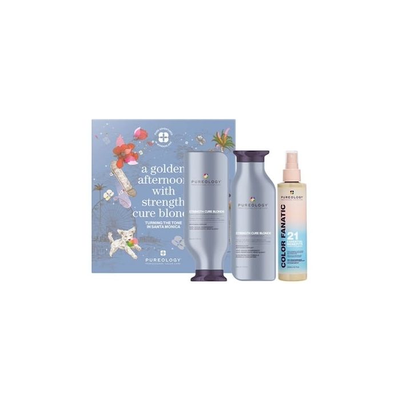 Шампунь для волосся Pureology Strength Cure Blonde , & Color Fanatic Trio Boxed BS-884486531193 фото
