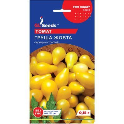 Насіння Томат Груша жовта GL Seeds 0.1г (For Hobby535) 4823096905303 фото