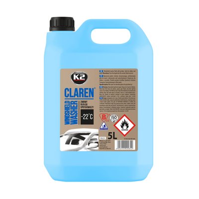 Омивач скла зимовий Claren Windshield washer -22°C нейтральний 5 л K20555 фото