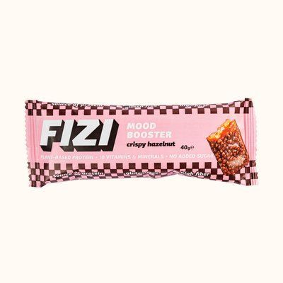Вітамінний батончик FIZI Фундук з карамеллю 45г 2514020303 фото