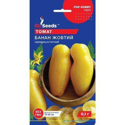 Семена Томат Банан желтый GL Seeds 0.1г (For Hobby2510) 4823096916705 фото
