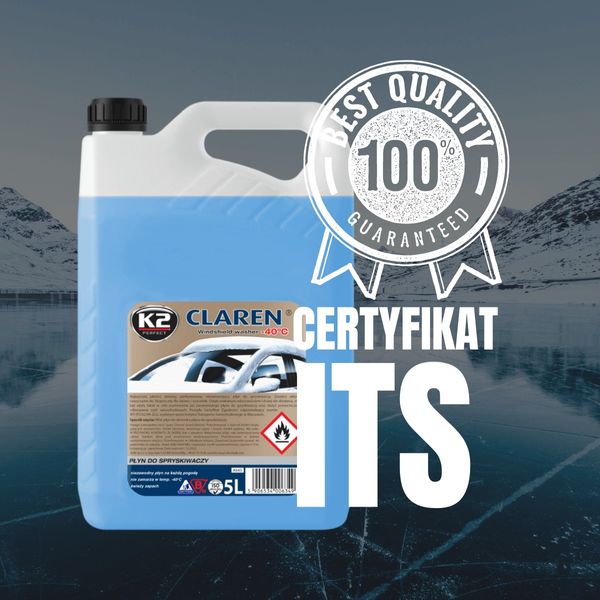 Омивач скла концентрат зимовий -40°С Claren Windshield washer concentrate нейтральний 5 л K20402 фото