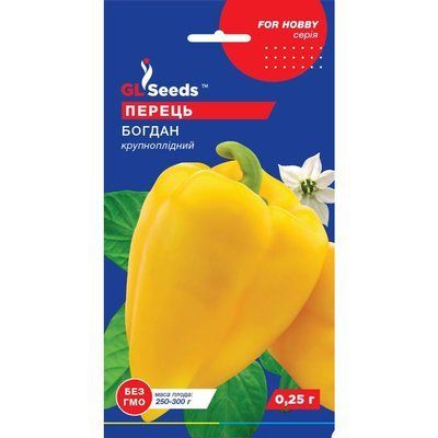 Семена Перец сладкий Богдан GL Seeds 0.25г (For Hobby725) 4823096903149 фото