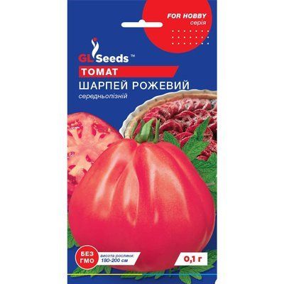 Семена Томат Шарпей розовый GL Seeds 0.1г (For Hobby694) 4823096907062 фото