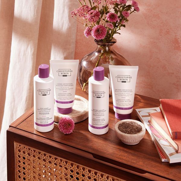 Очищувальний засіб Christophe Robin Luscious Curl Conditioning Cleanser with Chia Seed Oil, 248 мл КОСМ02822 фото