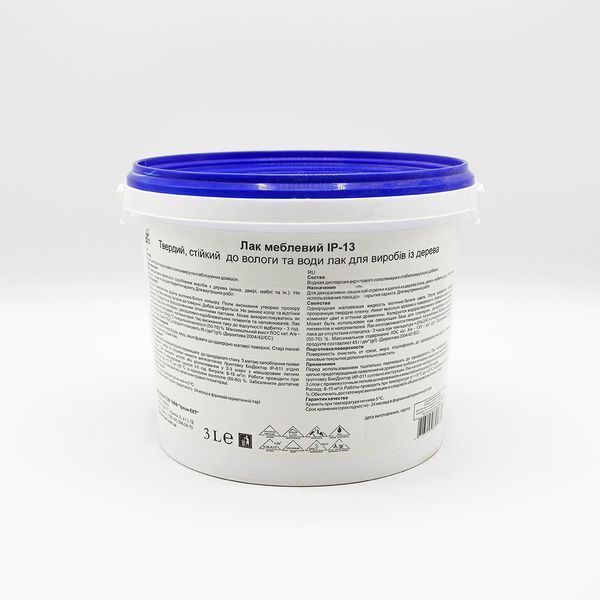 Лак меблевий ProCristal Lacquer Furniture IР-13, глянцевий, 3 л 1723981706 фото