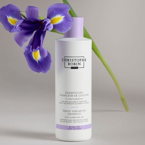 Косметичний засіб Christophe Robin Shade Variation Shampoo With Florentina Iris Baby Blonde, 250 мл КОСМ02672 фото