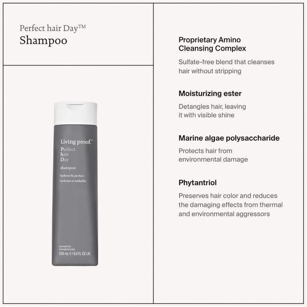 Шампунь Living Proof Perfect Hair Day (PhD) Shampoo 236 мл 2462238525 фото