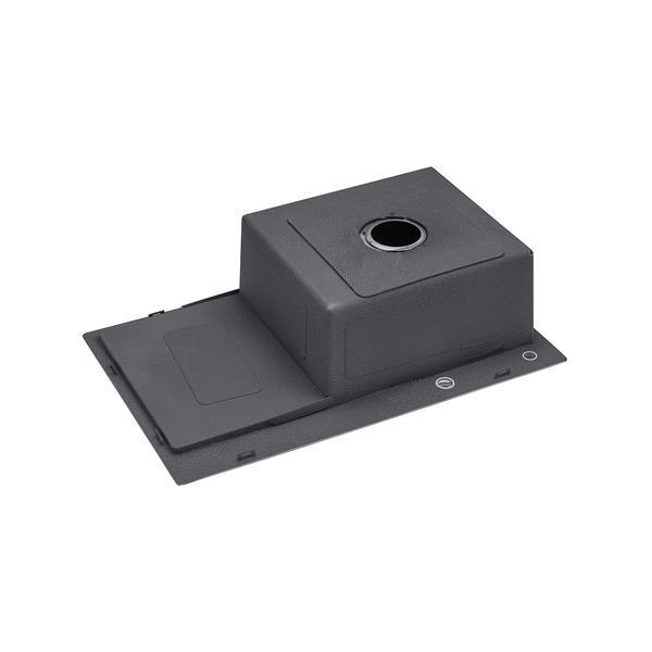 Кухонна мийка Kroner KRP Schwarze - 7849RHM PVD (3/1 мм) CV025279 фото