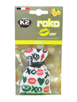 Ароматизатор для салона авто Roko Kiss лимон 25 г K20328 фото