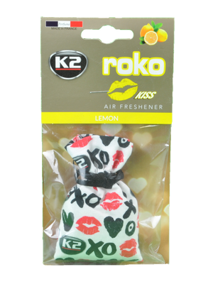 Ароматизатор для салону авто Roko Kiss лимон 25 г K20328 фото