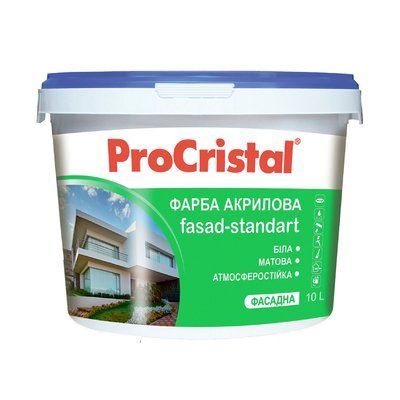 Постачальник: Місто: Київ ProCristal Fasad-Standart IР-131, прозрачна, 9 л 1738310719 фото