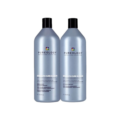 Шампунь для волосся Pureology Strength Cure Blonde & Liter Duo BS-BPS-33-107619 фото