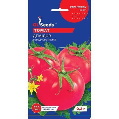 Насіння Томат Демідов GL Seeds 0.2г (For Hobby548) 4823096905440 фото