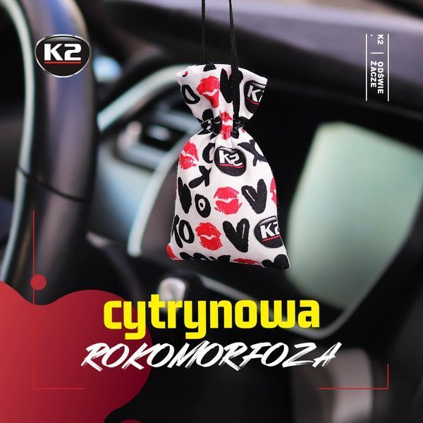 Ароматизатор для салону авто Roko Kiss лимон 25 г K20328 фото