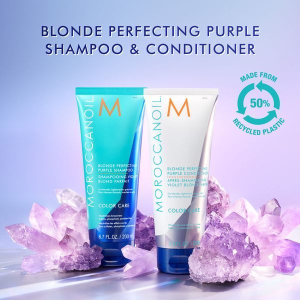 Косметичний засіб Moroccanoil Blonde Perfecting Purple Conditioner, 177 мл КОСМ02723 фото