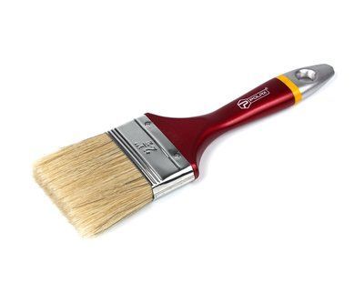 Пензлик флейцевий Polax 2,5" професійний, змішаний ворс, дерев'яна ручка, тип "Євро" (14-004) 14-004 фото