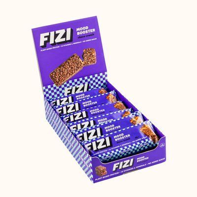 Вітамінний батончик FIZI шоколад з карамеллю 45г 12 шт 2514020306 фото