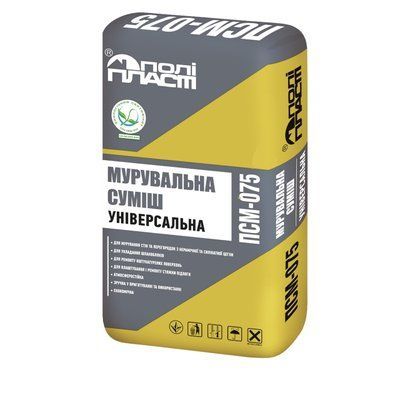 Суміш мурувальна ПСМ-075 марки М100, 25кг (1945518214) 1945518214 фото