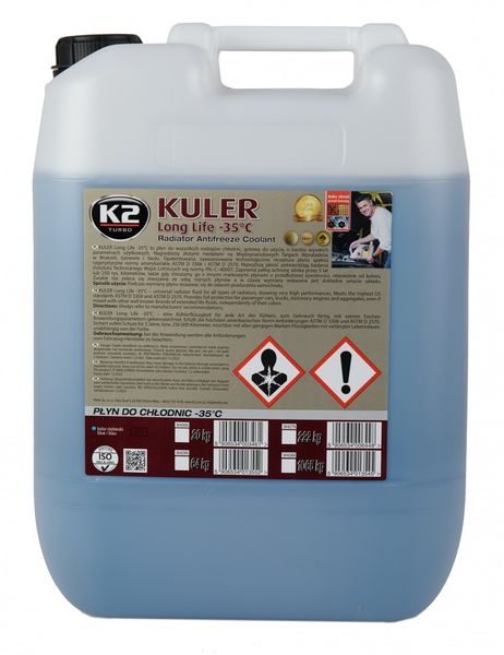 Рідина охолоджуюча Kuler Long Life G11 -35°C блакитна 20 кг K20275 фото