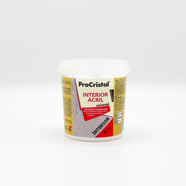 Шпатлівка ProCristal Interior Acryl IР-22, 4.5 кг 1736502604 фото