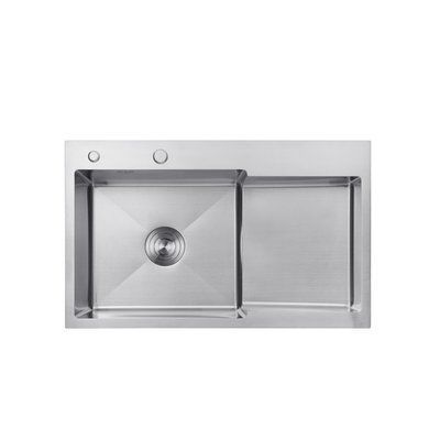 Кухонная мойка Kroner KRP Geb&uuml;rstet - 7848LHM (3/1 мм) CV030021 фото