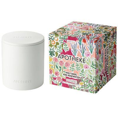 Косметичний засіб Apotheke Holy Basil and Rosewater 2-Wick Concrete Candle, 414 мл КОСМ04626 фото