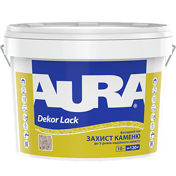Лак фасадный для камня Матовий AURA Dekor Lack Matt, 2.5 л 44838 фото