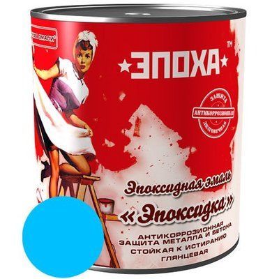 Емаль "ЕПОКСИДКА" ЕПОХА, блакитна, 3 кг (1391435936) 1391435936 фото