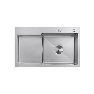 Кухонная мойка Kroner KRP Geb&uuml;rstet-7848RHM (3/1 мм) CV030022 фото