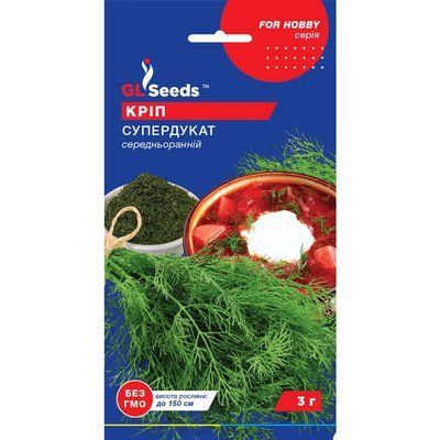 Насіння Зелень Кріп Супердукат GL Seeds 3г (For Hobby198) 4823096904337 фото