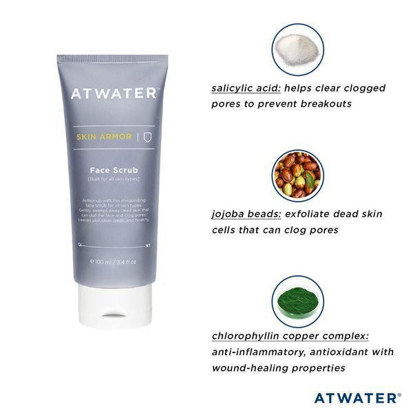 Косметичний засіб Atwater Skin Armor Face Scrub, 101 мл КОСМ04878 фото