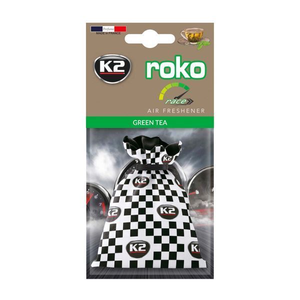 Ароматизатор для салону авто Roko Race зелений чай 25 г K20319 фото