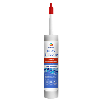 Герметик Duax Silicone №234, Шоколад, 300 мл (43869) 43876 фото