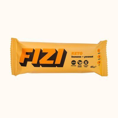 Протеїновий низьковуглеводний батончик FIZI Банан-арахіс 45г 2514020311 фото