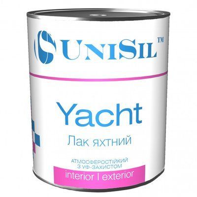 Лак яхтний Unisil Yacht, ТМ "Unisil", глянцевий, 2,5л (1759395968) 1759395969 фото
