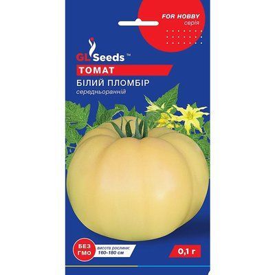 Семена Томат Белый пломбир GL Seeds 0.1г (For Hobby2430) 4823096916057 фото
