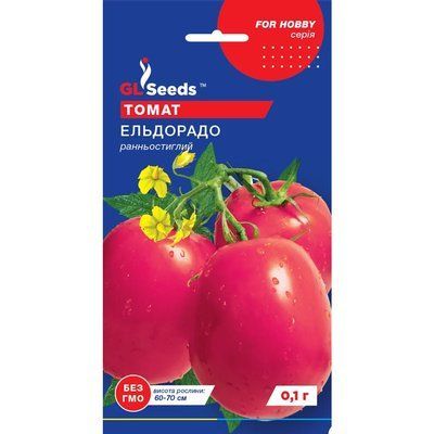 Насіння Томат Ельдорадо рожевий GL Seeds 0.1г (For Hobby696) 4823096907086 фото