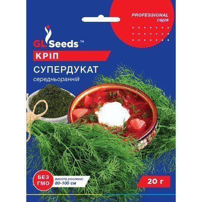 Насіння Зелень Кріп Супердукат GL Seeds 20г (Professional198) 4823096911267 фото