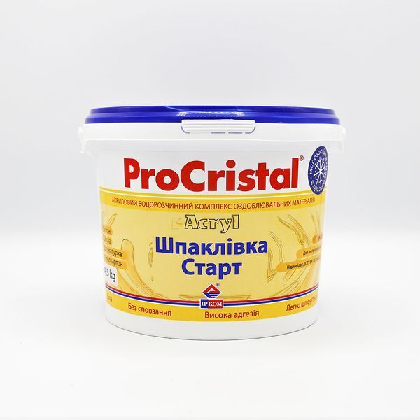 Шпаклевка ProCristal Start Acryl IР-20, 4.5 кг 1736504361 фото