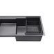 Кухонная мойка Kroner KRP Schwarze - 7848RHM PVD (3/1 мм) CV030024 фото 6