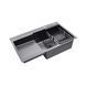 Кухонная мойка Kroner KRP Schwarze - 7848RHM PVD (3/1 мм) CV030024 фото 5