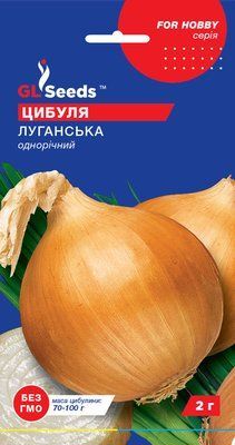 Насіння Цибуля ріпчаста Луганська GL Seeds 2г (For Hobby213) 4823096901732 фото